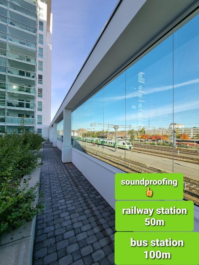 City Center 1R Studio With Perfect View, Parking Oulu Exteriér fotografie